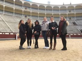 Alumnos Capicúa Plaza toros